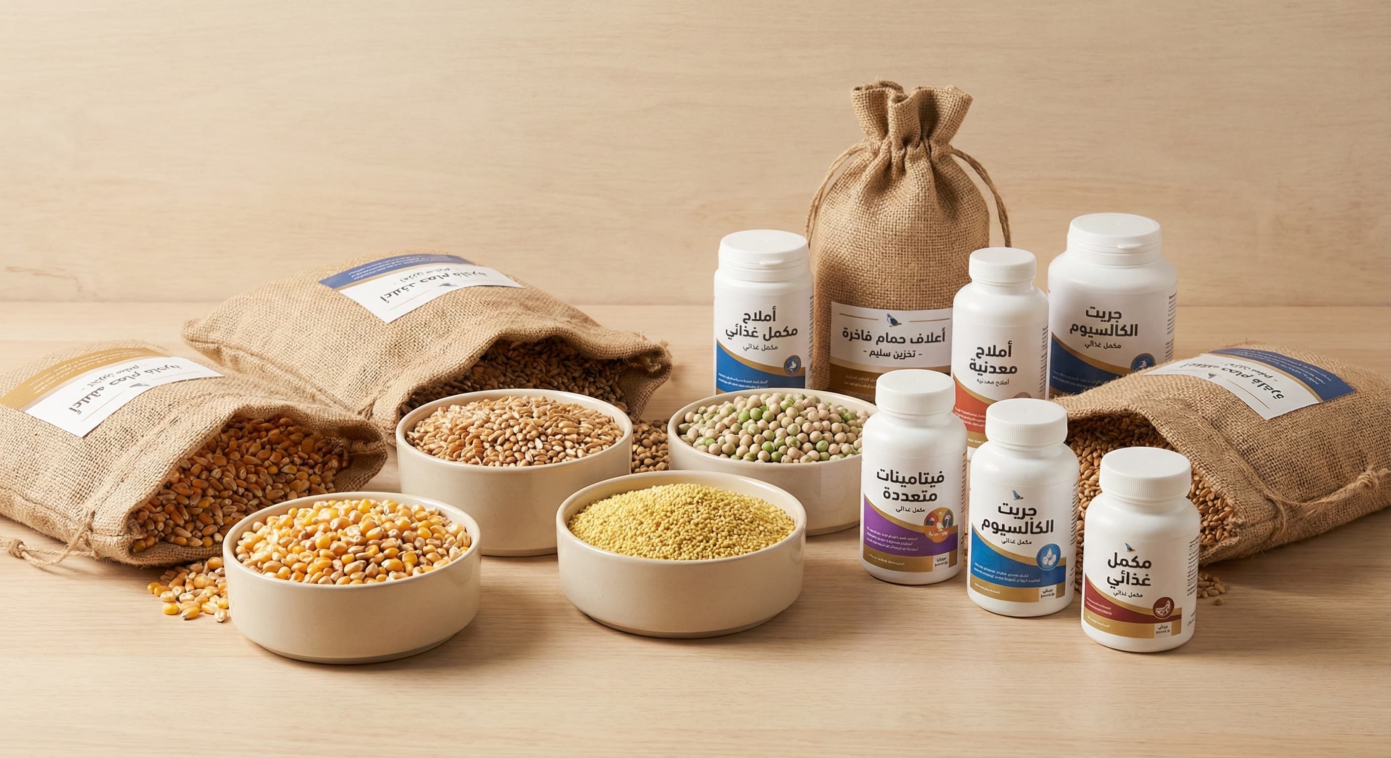 الأعلاف والمكملات الغذائية
